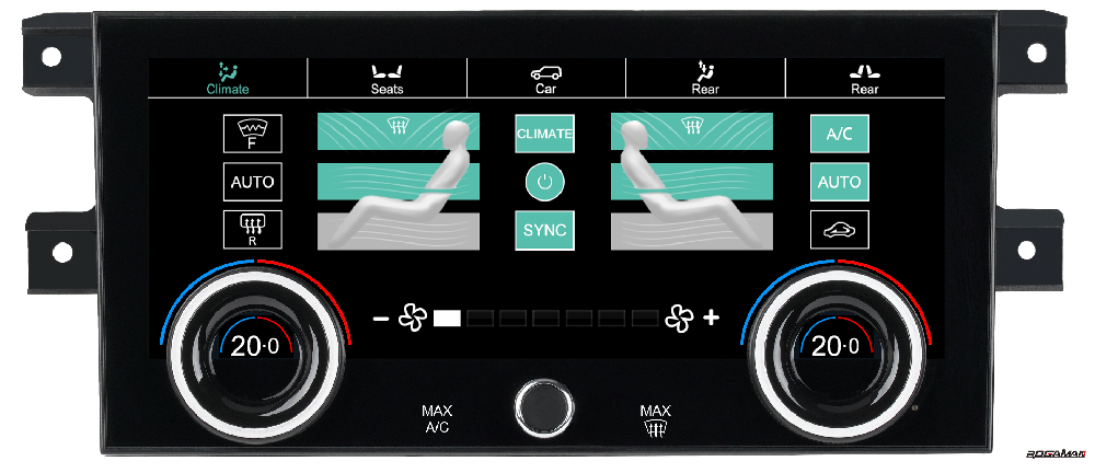 Range Rover Discovery 5  Air Climate 7'' Touch Screen Panel