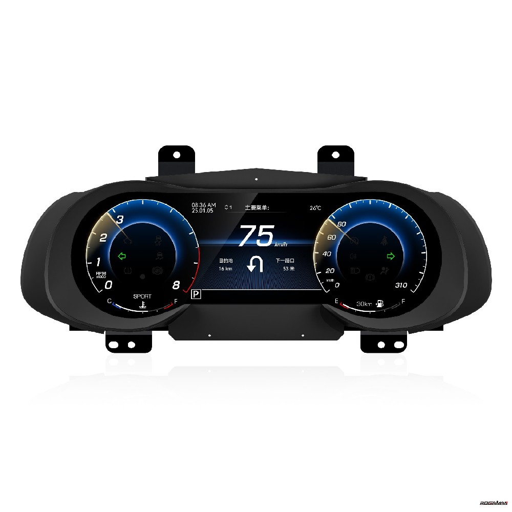 Maserati Quattroporte 2013-2023 digital cockpit screen